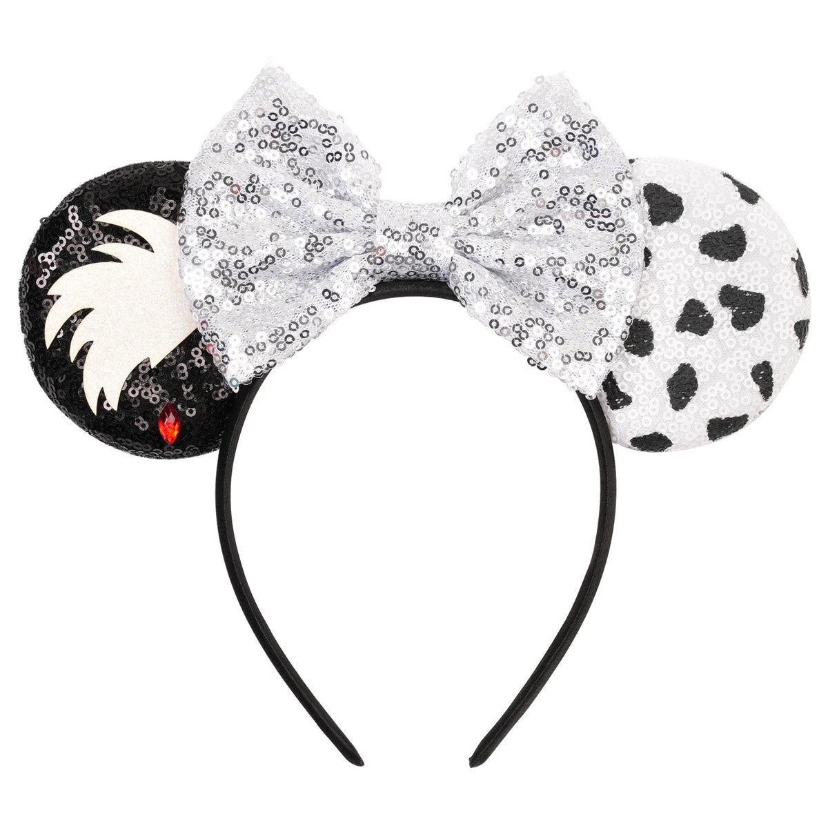 New Christmas Halloween Mouse Ears Headband Cartoon Sequin Bows Headband Birthday Party Princess Cosplay Costume For Women Adult Quick Pick Grocers