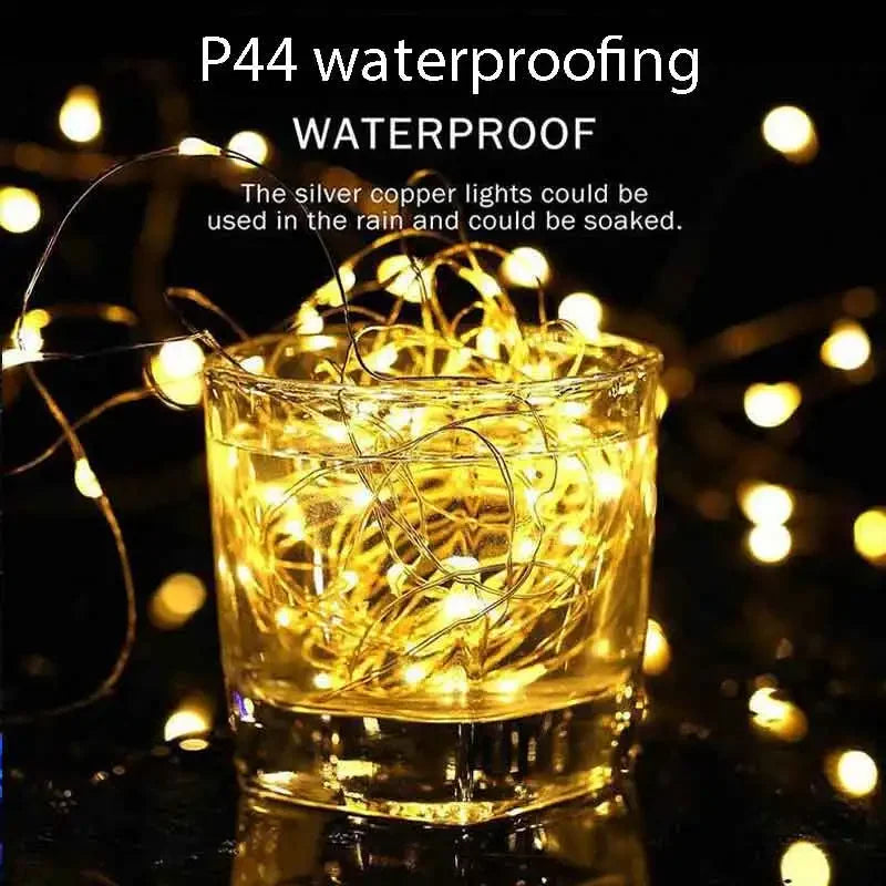 Solar LED Light Outdoor Waterproof Fairy Lights String Christmas Halloween Decoration Festoon Garden Led Lamp Party Supplies Quick Pick Grocers