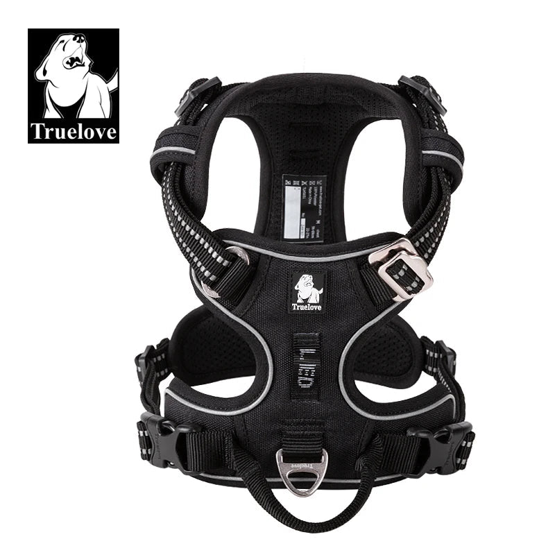 Truelove Pet harness Fashionable Nylon Durable Dog Harness Reflective Breathable Padded Training Vest Luxury Pet Accessories Quick Pick Grocers