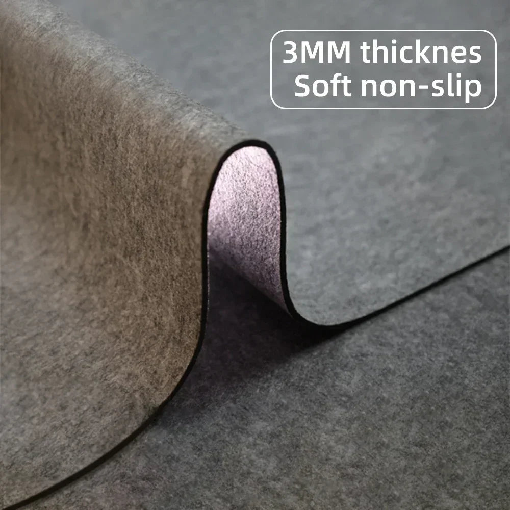 Large Size Wool Felt Mouse Pad Office Computer Desk Protector Mat Table Laptop Cushion Non-slip Gaming Accessories Keyboard Mat Quick Pick Grocers