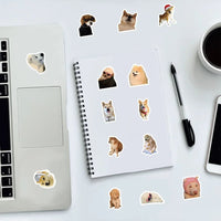 10/50/100pcs Funny Dog Stickers Cartoon Cute Decals Toy Stationery Guitar Phone Bicycle Laptop Luggage Car Graffiti Kids Sticker Quick Pick Grocers