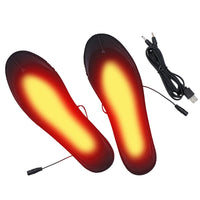 Unisex Electric Foot Warmer Adjustable Temperature Rechargeable Heated Insoles Multifunctional for Winter Fishing Hiking Camping Quick Pick Grocers