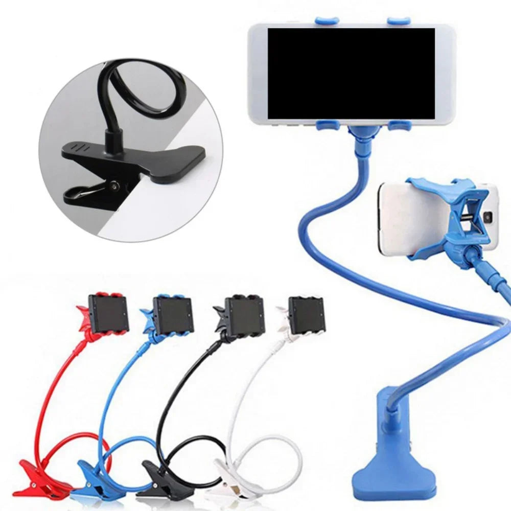 Adjustable Long Arm Phone Stand | Universal Bedside Desk Mount Holder | Fits for iPhone Samsung Xiaomi Huawei All Models Quick Pick Grocers