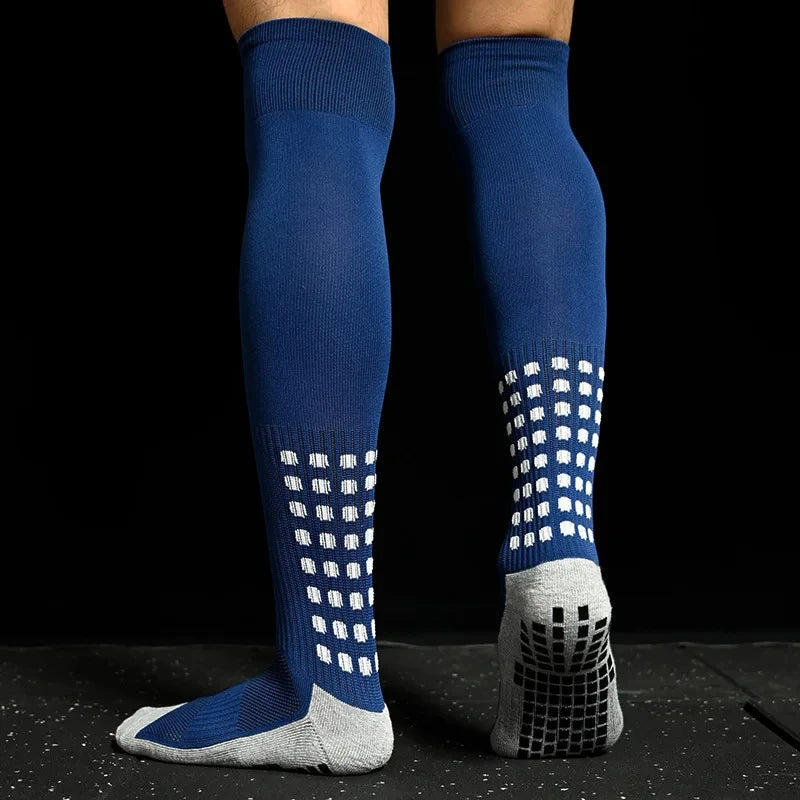 New Long Football Socks Silicone Suction Cup Grip Anti Slip Soccer Socks Sports Men Women Baseball Rugby Socks Quick Pick Grocers
