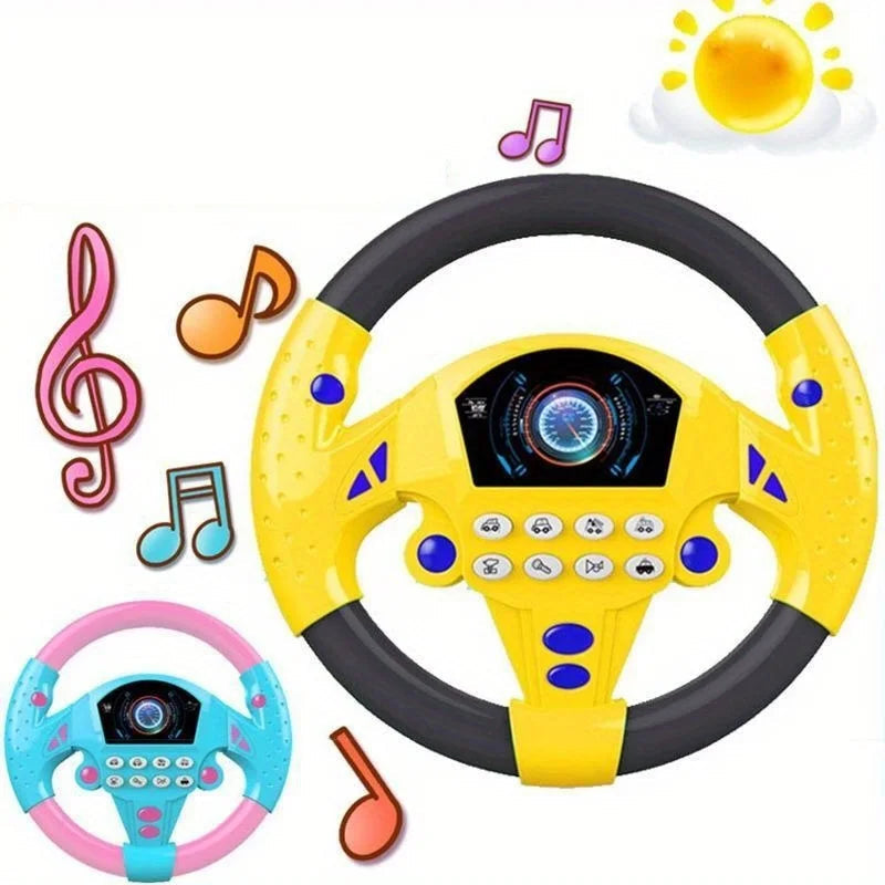 1PC Car Steering Toys Steering Wheel Toy Creative Children's Education Toy Easter New Year's Day Spring Festival Gift Quick Pick Grocers