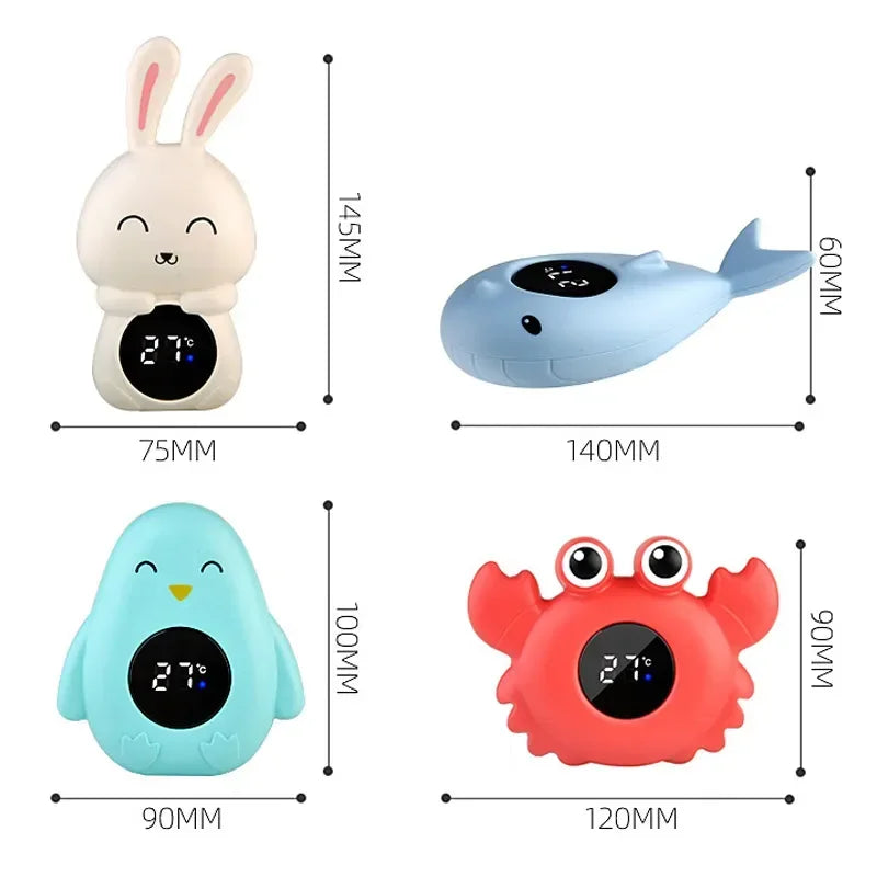Baby Bath Temperature Meter Floating Digital Water Baby Bath Temperature Meter LED Display Temperature Tester Safety Cartoon Purest Peak