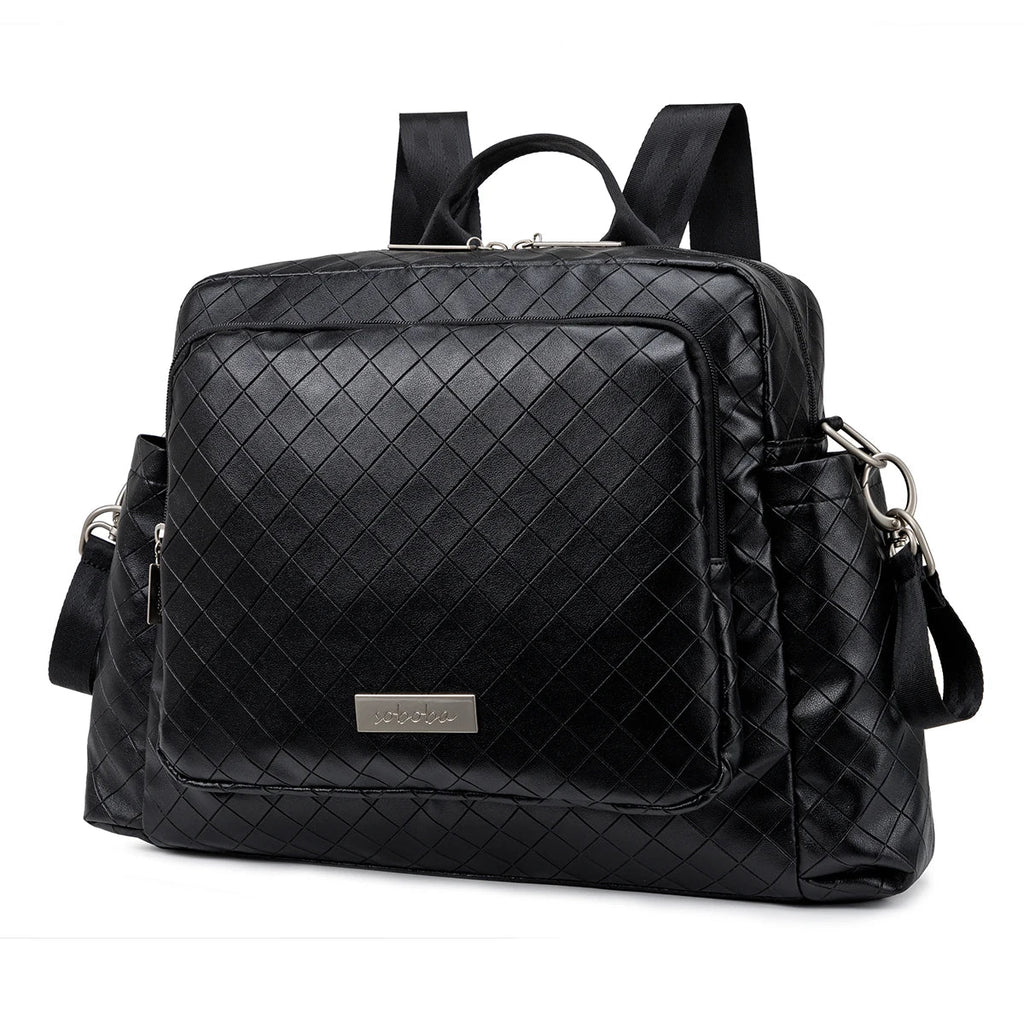 Soboba 2023 New Diaper Bags for Mother Waterproof Large Capacity Solid Polyester Diaper Backpacks Travel Bag for Newborn Baby Purest Peak