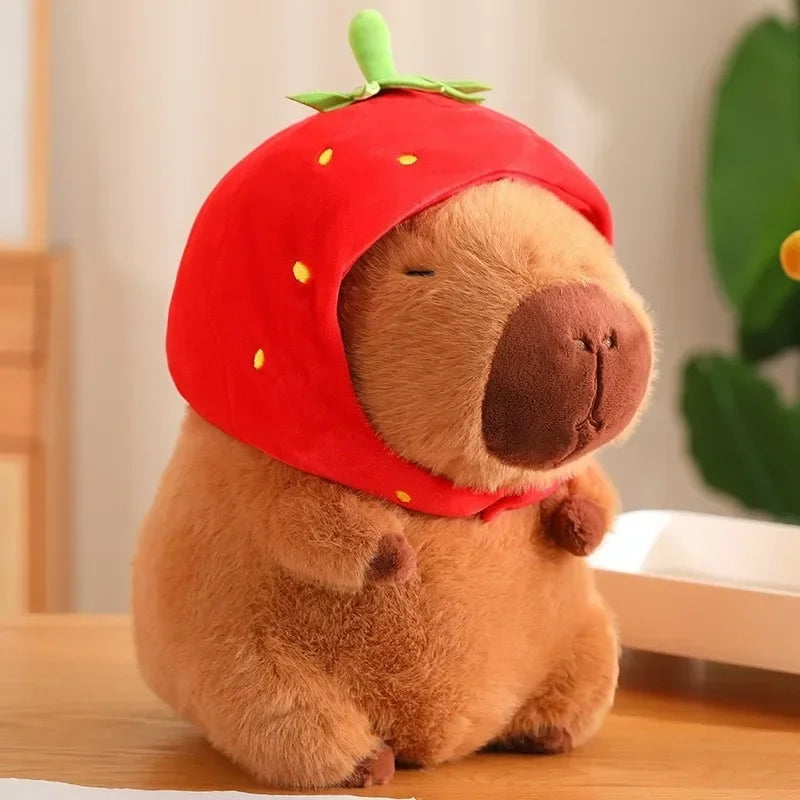 12-32cm Capybara Plush Simulation Capibara Anime Fluffty Toy Cute Doll Stuffed Animals Soft Doll Plush Children Christmas Gift Econic Blanks