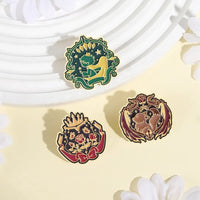 Cartoon Boy Fox Rose Enamel Pins Moon Star Whale Paper Boat Brooch Lapel Hat Bag Badge Jewelry Accessories Gift for Kids Friends Quick Pick Grocers