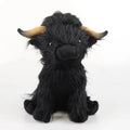 Highland Cow Plush Toy - Adorable Realistic Stuffed Animal with Long Fluffy Hair, Soft Cuddly Gift for Kids, Children & Collecto Purest Peak