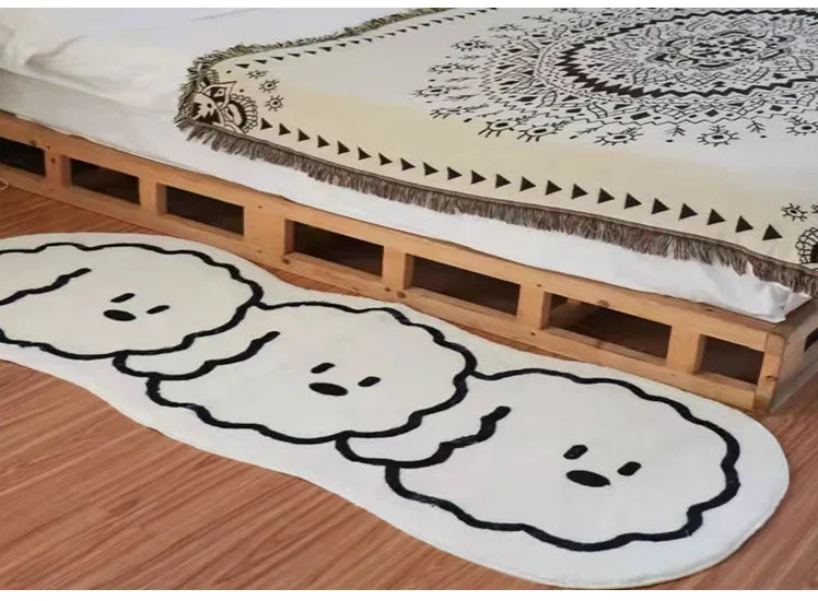 Irregular Cartoon Animal Imitation Cashmere Carpet,living Room, Coffee Table,floor Mat, Bedroom, CHILDREN'S Room, Thickened Quick Pick Grocers