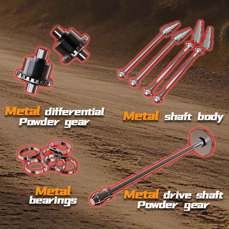 9522PRO 85KM/H High-speed RC Car Brushless Four-wheel Drive Off-road Drift 1:16 Professional Racing Car 9522 50KM/H Boy's Toy Econic Blanks