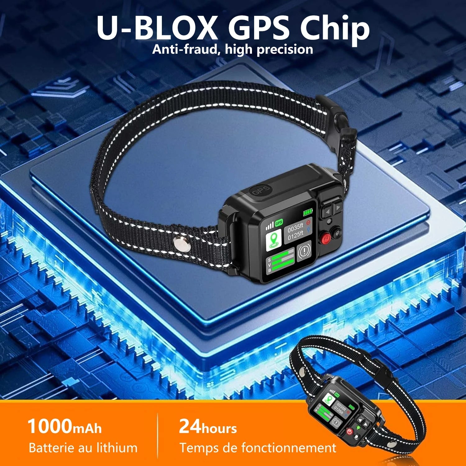 GPS Wireless Dog Fencing System - Electric dog fencing with GPS Electric Satellite Technology, Pet Fencing System Range 15~2000m Quick Pick Grocers
