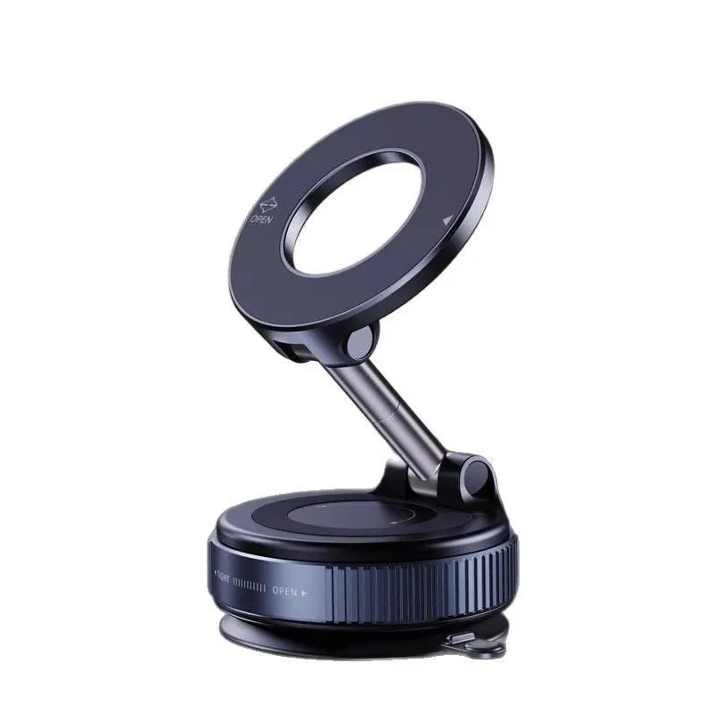 Magnetic Car Phone Holder 360degree Rotation Vacuum AdsorptionStrong Suction Holder for Mobile PhoneCar Bracket