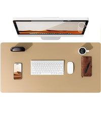 Large Mouse Pad,Office Desk Mat, Leather Desk Pad Protector, Non-Slip PU Leather Desk Blotter, Laptop Desk Pad Quick Pick Grocers