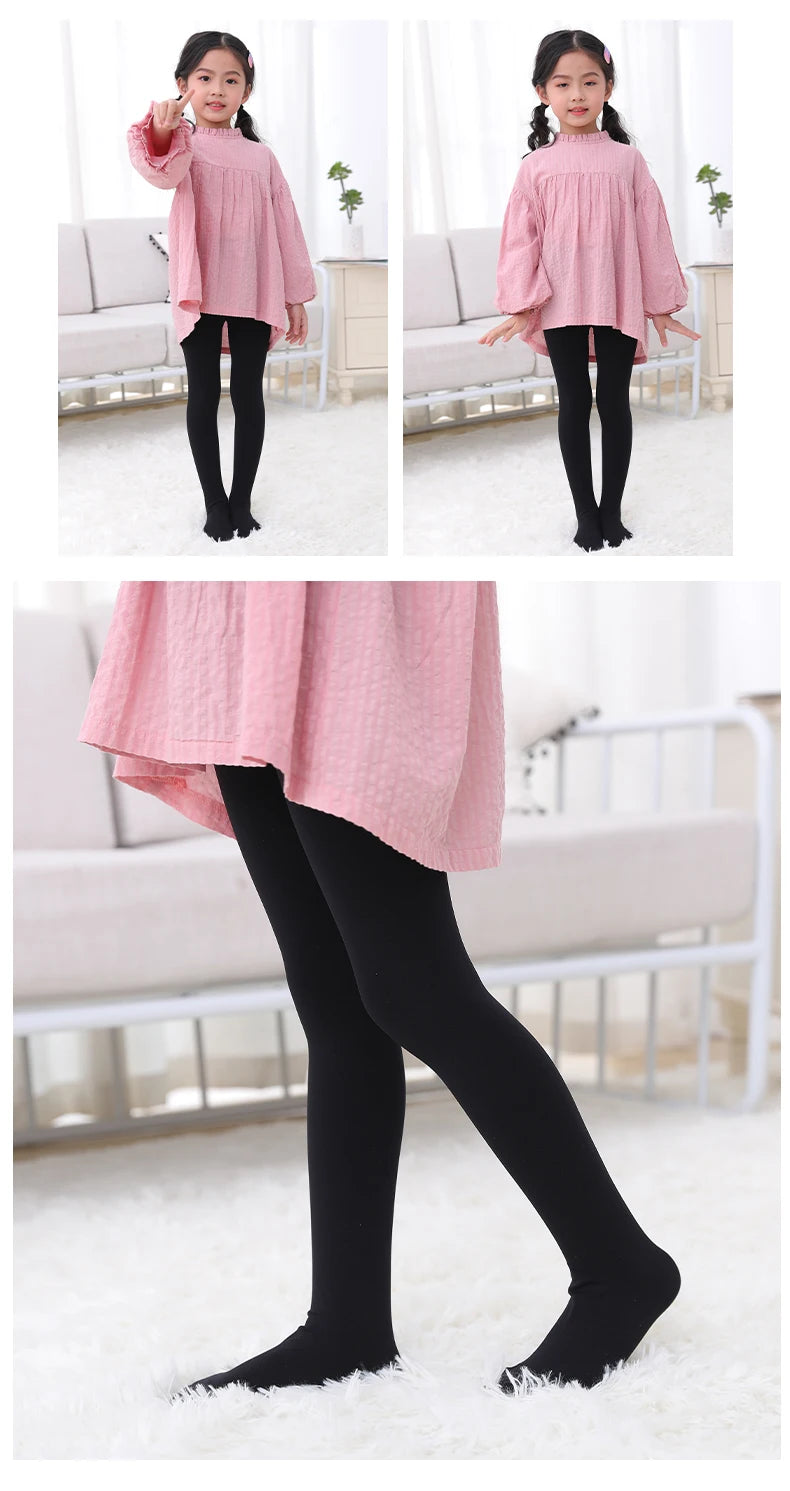 Spring/autumn candy color child tights for baby girl kids velvet white pantyhose stockings for infant student ballet dance socks Quick Pick Grocers