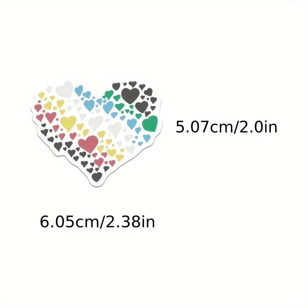 50PCS Disability Pride Stickers Colorful Friendly Inspirational Cartoon Stickers Stationery Mobile Phones Notebooks Decorative Quick Pick Grocers