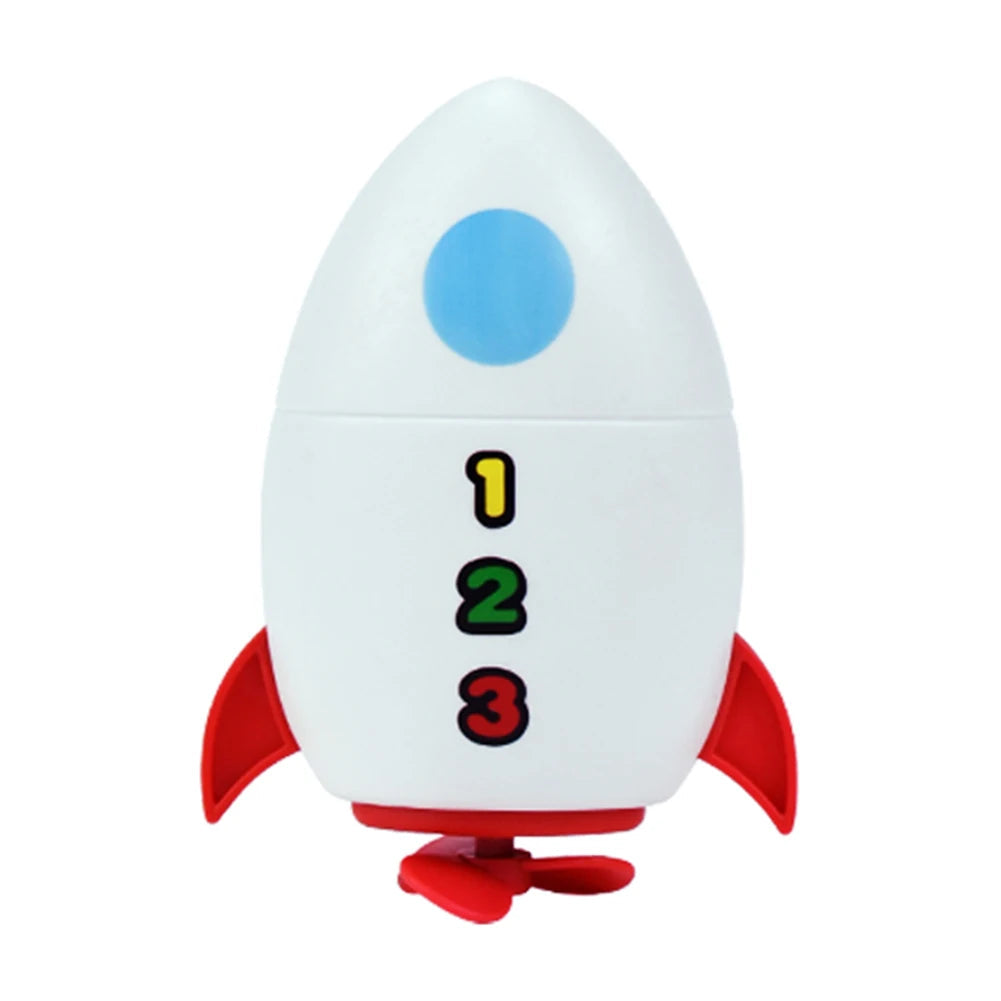Clockwork Water Rocket Bath Toy Kids' Fun in Pools for Early Learning and Summer Shower Activities Water Play Bathing Toy Quick Pick Grocers