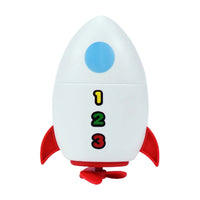 Clockwork Water Rocket Bath Toy Kids' Fun in Pools for Early Learning and Summer Shower Activities Water Play Bathing Toy Quick Pick Grocers