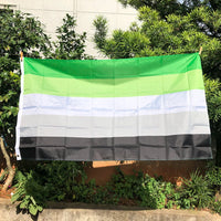 Z-ONE FLAG Rainbow Flag 90x150cm  LGBT genderqueer Genderfluid Gender fluid pride Flag polyester hanging banner for decoration Quick Pick Grocers