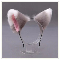 Lolita Animal Cat Fox Ear Hair Hoops Cosplay Girls Halloween Anime Headbands Headwear Hair Accessories Quick Pick Grocers