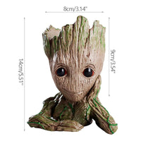 Home Decoration Groot Planter Flower Pots For Indoor Flowers Pot Tree Man Ornaments Anime Figure Statue Art Crafts Kid Men Gifts Quick Pick Grocers