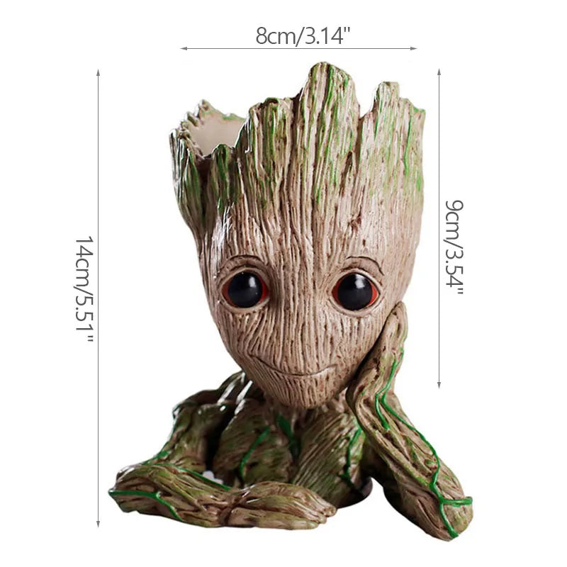 Home Decoration Groot Planter Flower Pots For Indoor Flowers Pot Tree Man Ornaments Anime Figure Statue Art Crafts Kid Men Gifts Quick Pick Grocers