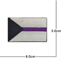 Rainbow Flag Embroidered Patch Pride Gay LGBT Tactical Applique for Clothes Hat Military Emblem with Hook and Loop Quick Pick Grocers