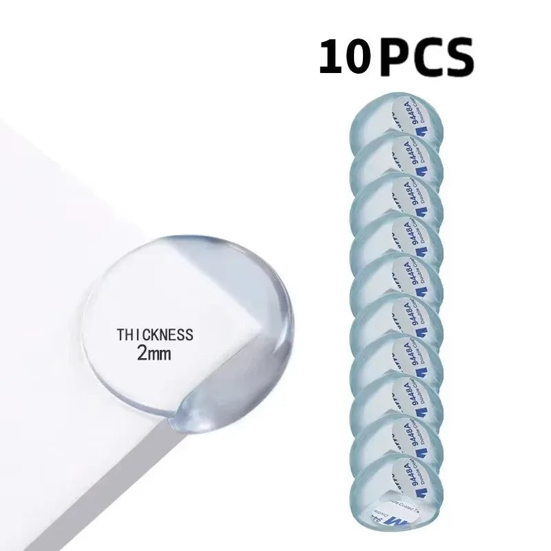 Transparent PVC Baby Protection Strip with Double-Sided Tape Anti-Bumb Kid Safety Table Edge Furniture Guard Corner L Protectors Purest Peak