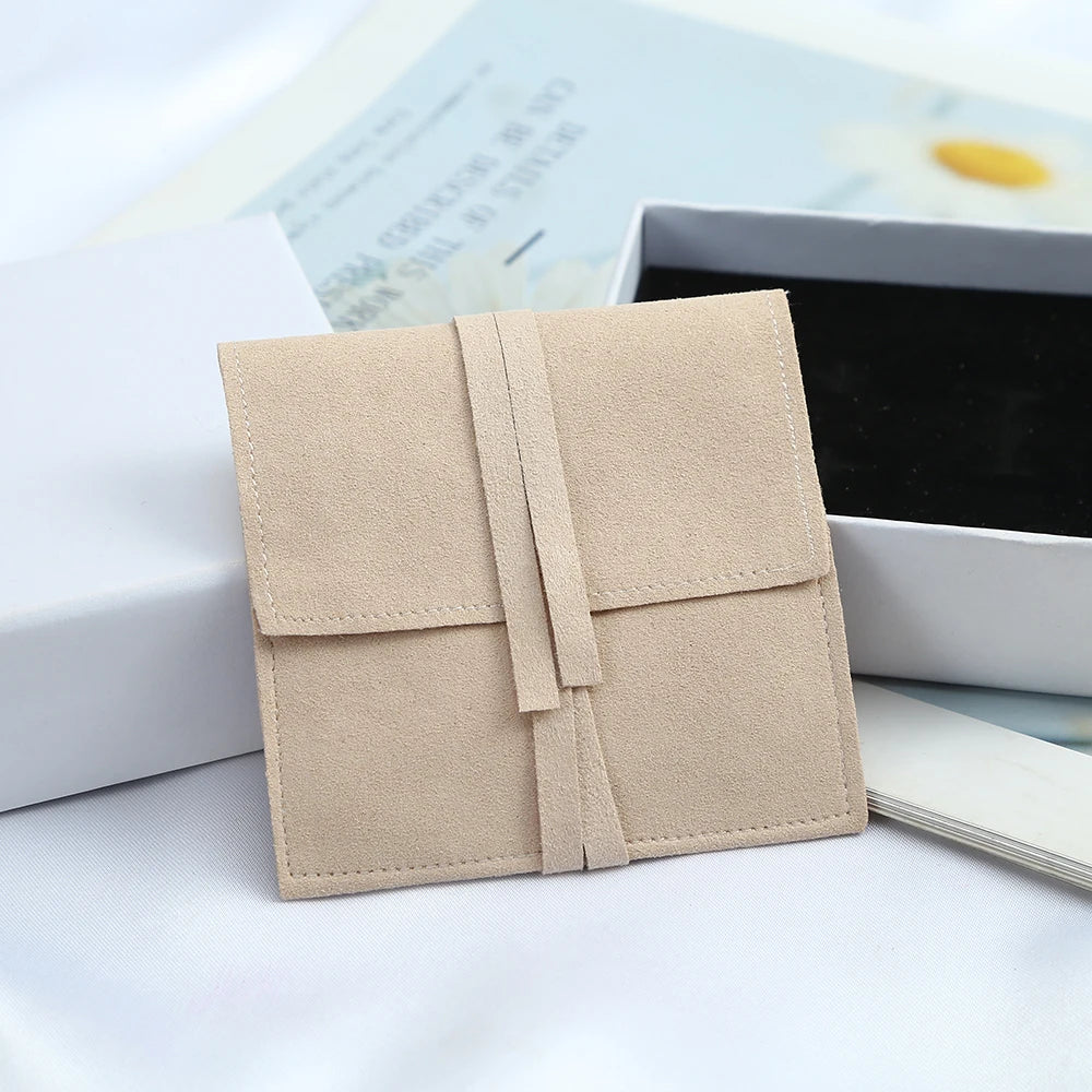 5pcs Velvet Jewelry Gift Bags Microfiber Jewellry Rings Earrings Necklace Organizer Packaging Pouch Wedding Favors Candy Bag Purest Peak