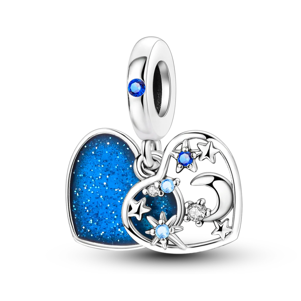 2025 Hot Sale Charms Bead 925 Sterling Silver Pink Butterfly Luminous Firefly Dangle Fit Bangle Bracelet Necklace DIY Jewelry Econic Blanks