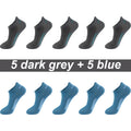 High Quality 10Pairs Men Socks Combed cotton 100% Summer Sports Sock Plus Size EUR38-48 Quick Pick Grocers