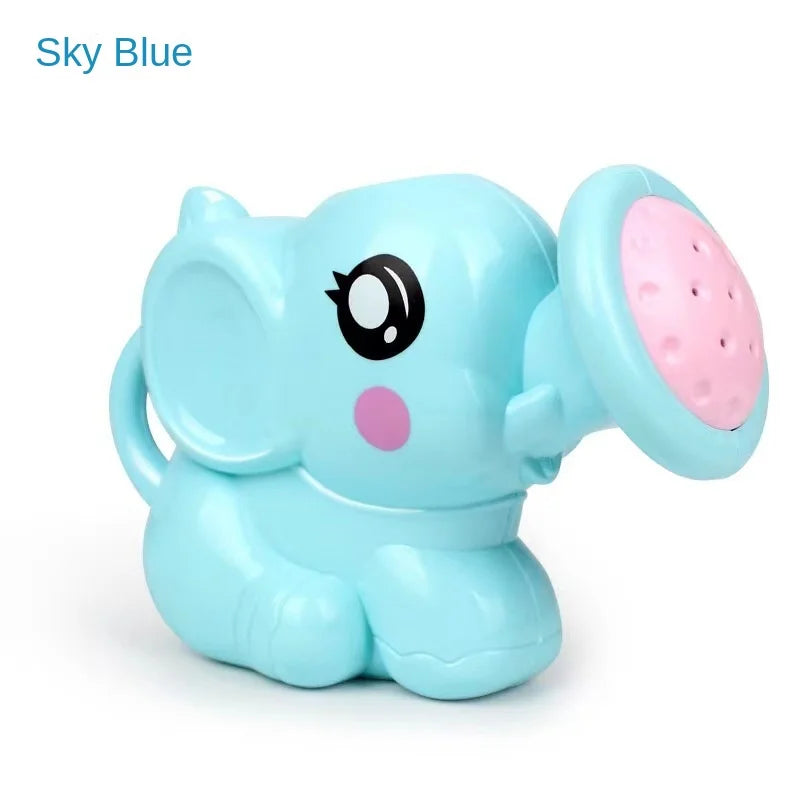 Bath Toy Plastic Kettle Bath Shower Tool Baby Bathroom Toy Elephant Watering Pot Bath Toy for Children Summer Bath Sprinkler Quick Pick Grocers