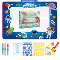 100x80CM Magic Water Drawing Mat Coloring Doodle With Reusable Magic Pens Montessori Painting Board Educational Toys Kids Gifts Econic Blanks
