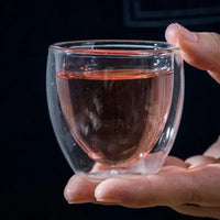 2-18PCS Double Wall High Borosilicate Glass Mug Heat Resistant Tea Milk Juice Coffee Water Cup Bar Drinkware Gift Creativity Set Quick Pick Grocers