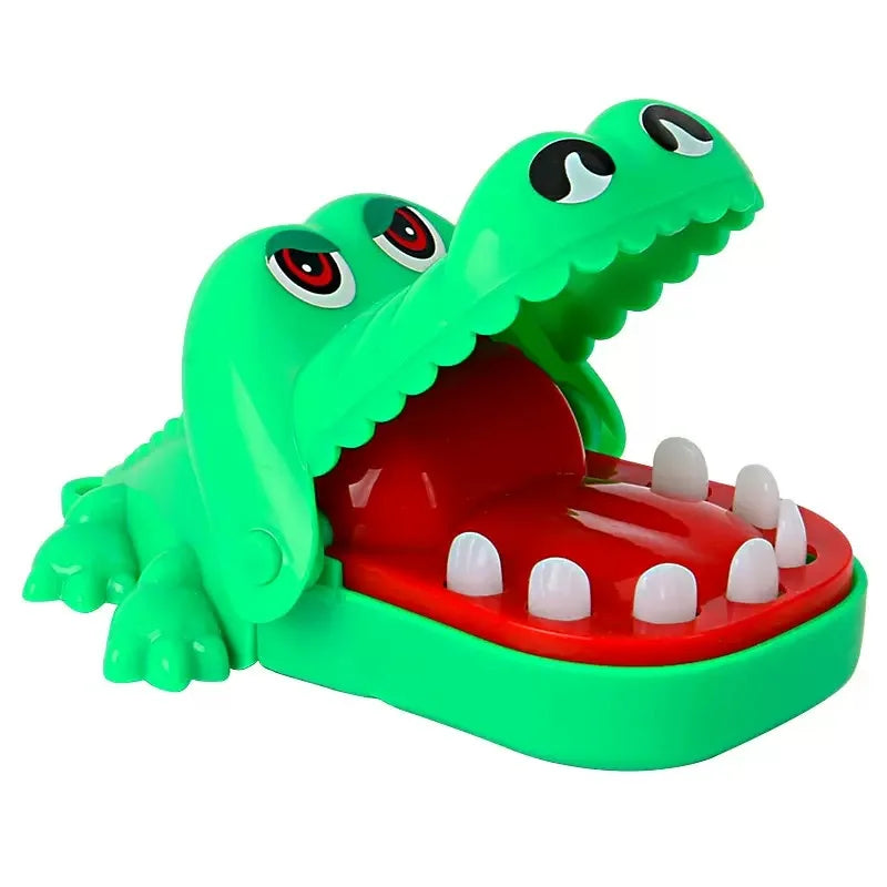 New Family Toys Crocodile Teeth Toys Alligator Family Party Toy Interactive Mini Biting Finger Game Non‑Toxic for Family Games Econic Blanks