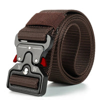 Genuine Tactical Belt Quick Release Outdoor Military Belt Soft Real Nylon Sports Accessories Men And Women Black Belt Quick Pick Grocers