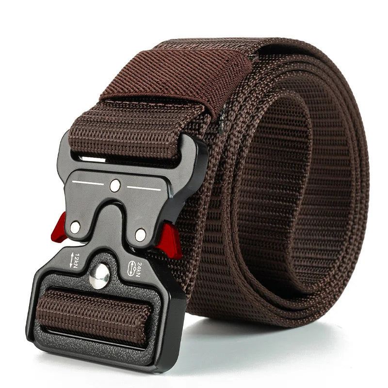 Genuine Tactical Belt Quick Release Outdoor Military Belt Soft Real Nylon Sports Accessories Men And Women Black Belt Quick Pick Grocers