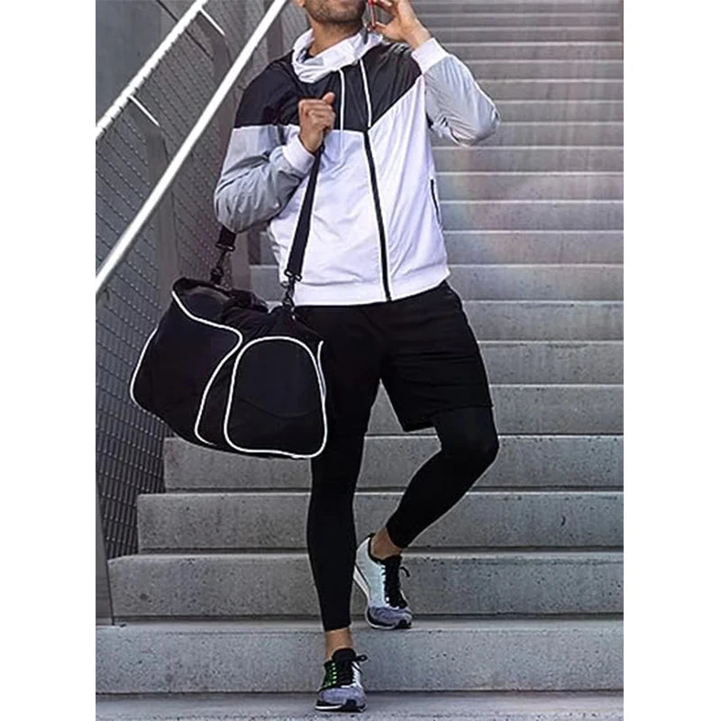 Men's Sport Pants 2 in1 Training Athletic Tracksuits Sportswear Workout Male Jogging Trousers Gym Fitness Running Pants Men Econic Blanks