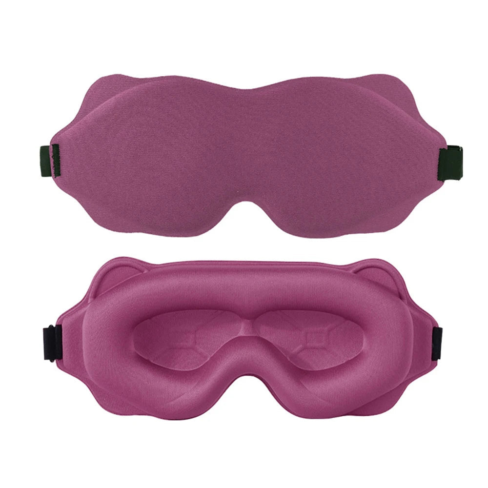 3D Sleeping Mask Block Out Light Sleep Mask For Eyes Soft Sleeping Aid Eye Mask for Travel Eyeshade Night Breathable Slaapmasker Quick Pick Grocers