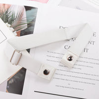 Elastic Belt Without Buckle Canvas Women Buckle Free Belt Ladies Jeans Pants Waist Lazy Belt Stretch No Buckle Invisible Belt Quick Pick Grocers