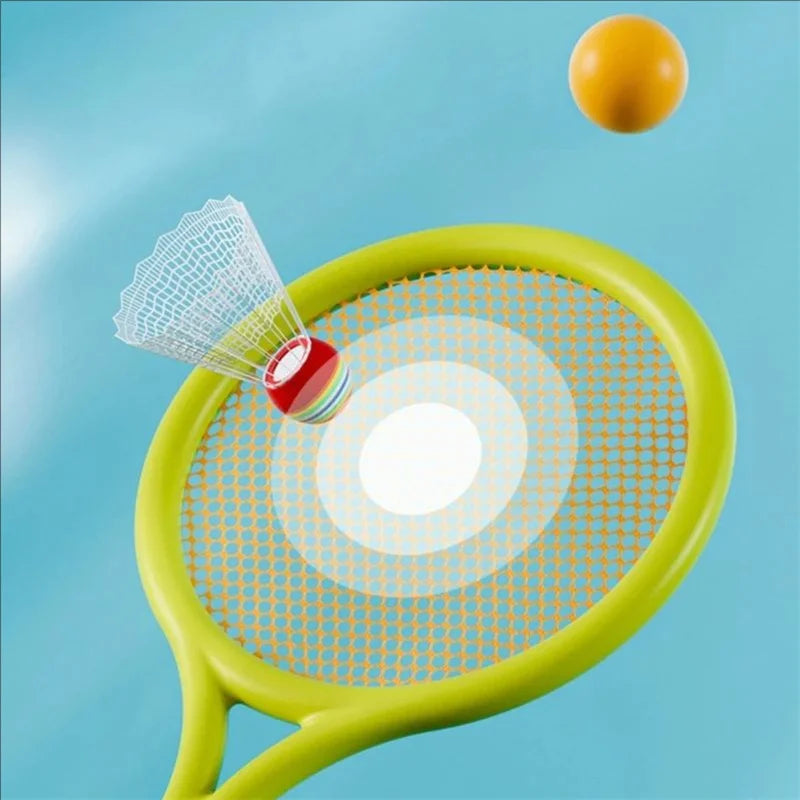 Children's badminton tennis racket exercise reaction ability beginners family outdoor beach tennis kindergarten baby parent-chil Quick Pick Grocers