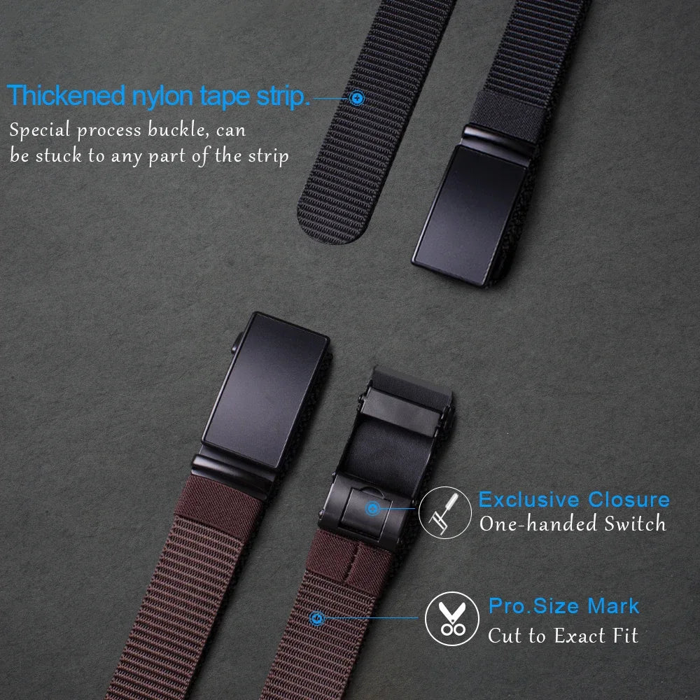 Automatic Buckle Light Comfortable Nylon Military Belt Outdoor Hunting Multifunctional Tactical Canvas Belt High Quality Men Bel Quick Pick Grocers