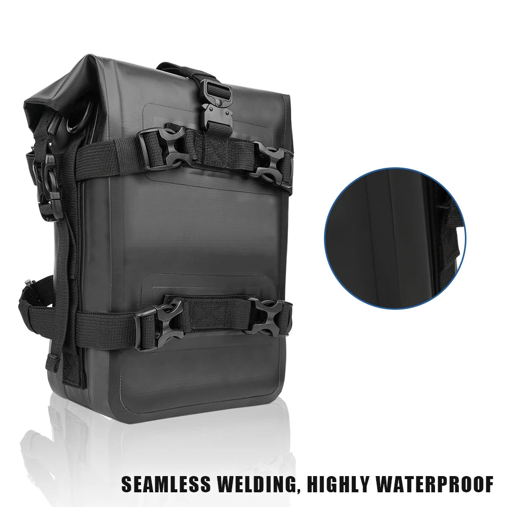 For BMW R1200GS R1250GS ADV For HONDA NC750X CB500X Motorcycle Frame Crash Bars Waterproof Bag Bumper Repair Tool Placement Bag Quick Pick Grocers