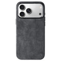 Real talian Imported for Alcantara Magnetic Case for iPhone 17 Pro Max 17Pro with MagSafe Case Smart Button Protective Cover Quick Pick Grocers
