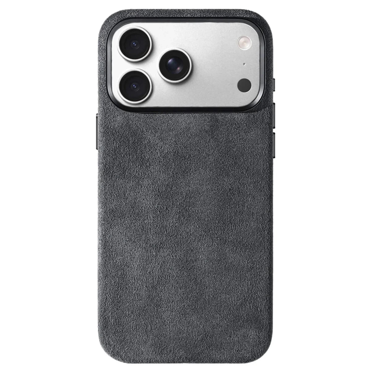 Real talian Imported for Alcantara Magnetic Case for iPhone 17 Pro Max 17Pro with MagSafe Case Smart Button Protective Cover Quick Pick Grocers