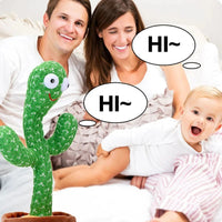 1pc Dancing Cactus Toy,Repeat Talking ,Song Speaker Wriggle Dancing Sing Talk, Plushie Stuffed ,Interaction and Decoration Quick Pick Grocers