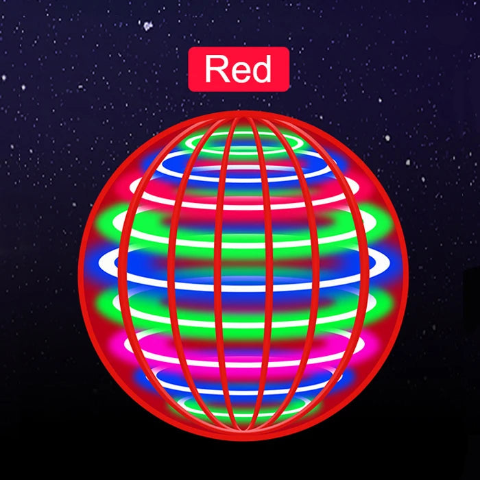 Flying ball, automatic spinning ball, LED dazzling lights, floating magic, fan, UFO flying machine, toy, gift, game, sports ball Quick Pick Grocers