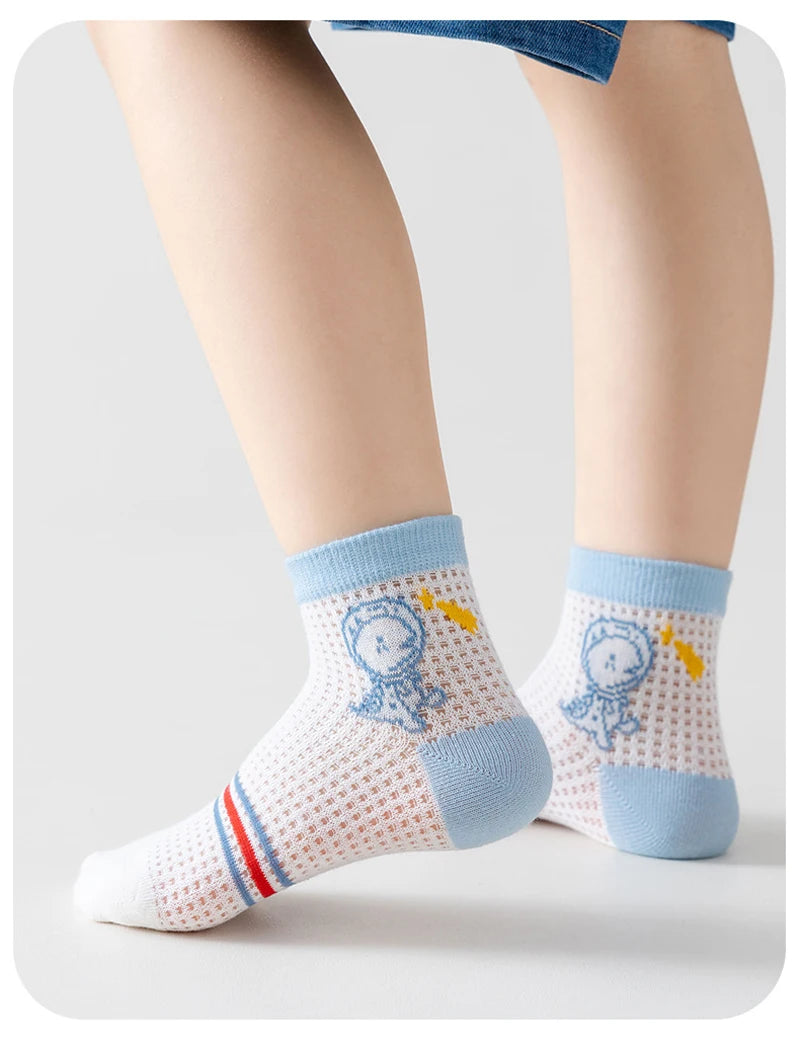 5 Pairs Paw Patrol Kids Socks Cotton Boys Cute Cartoon Socks for Children Baby Casual Socks Spring and Summer Boys Socks Quick Pick Grocers