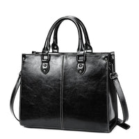 Women Handbag Cross body Shoulder Tote Bag Genuine Leather Shopping Fashion Office Female Real Cowhide Messenger Top Handle Bags Quick Pick Grocers